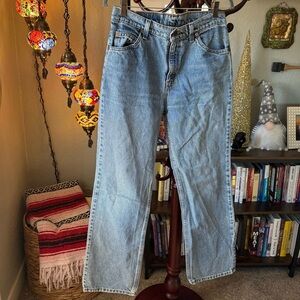 Vintage Late 70s-80s Levi's 917 Orange Label Bootcut Denim Jeans Made in USA